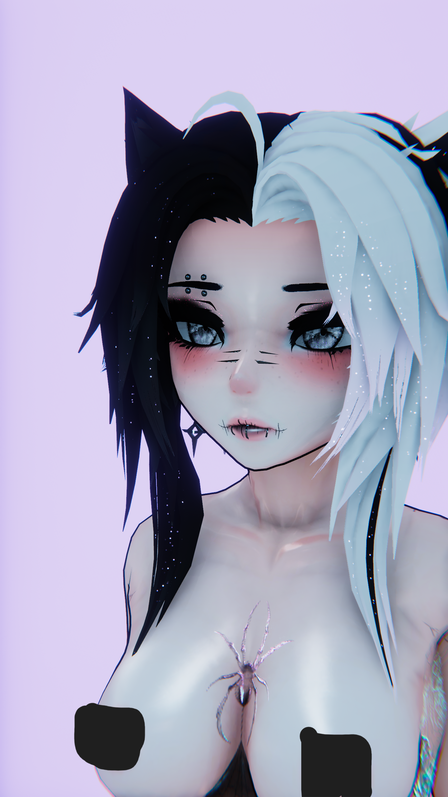 Spider tattoos and makeup! For God Whisper & God Magician