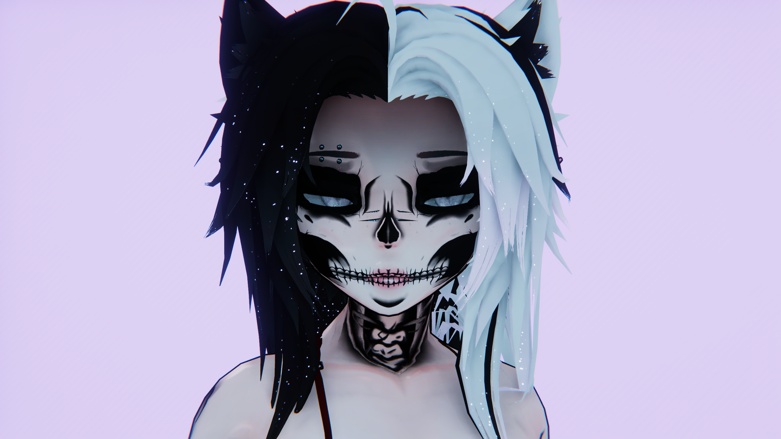 Skull Makeup For God Whisper & God Magician