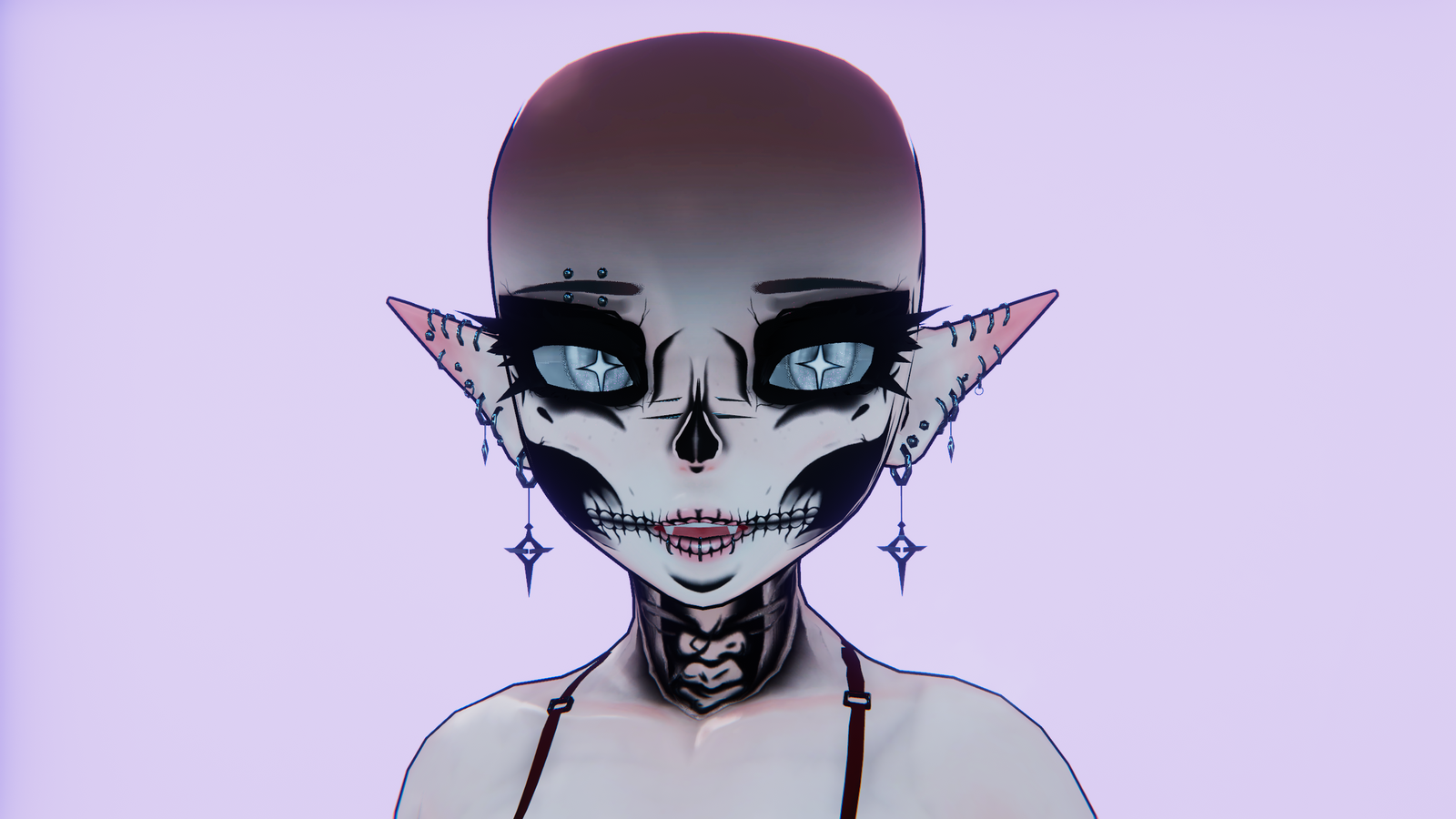 Skull Makeup For God Whisper & God Magician