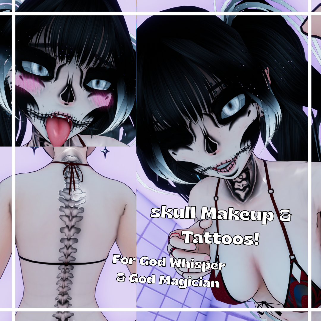 Skull Makeup For God Whisper & God Magician
