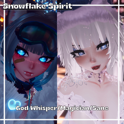 Snowflake Spirit Makeup for GodWhisper/GodMagician And Sane