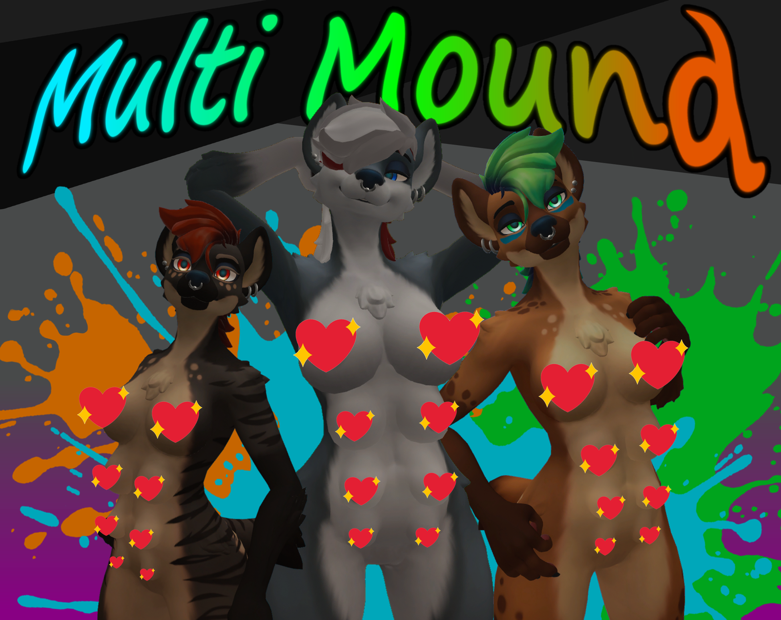 Multi Mounds Asset for the Hyenid