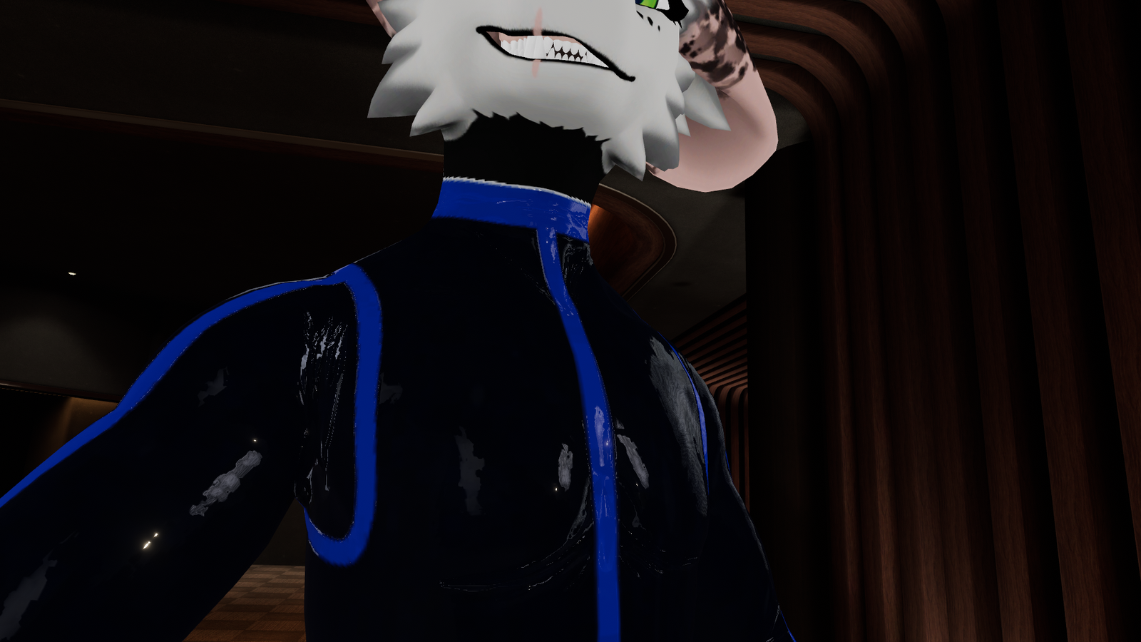 Fluffagen Latex Catsuit w/ Audiolink