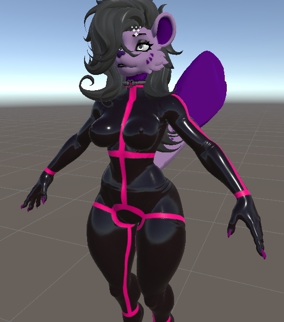 Space Yeen Pulse Latex Bodysuit Material (Crotchless & Audiolink included)