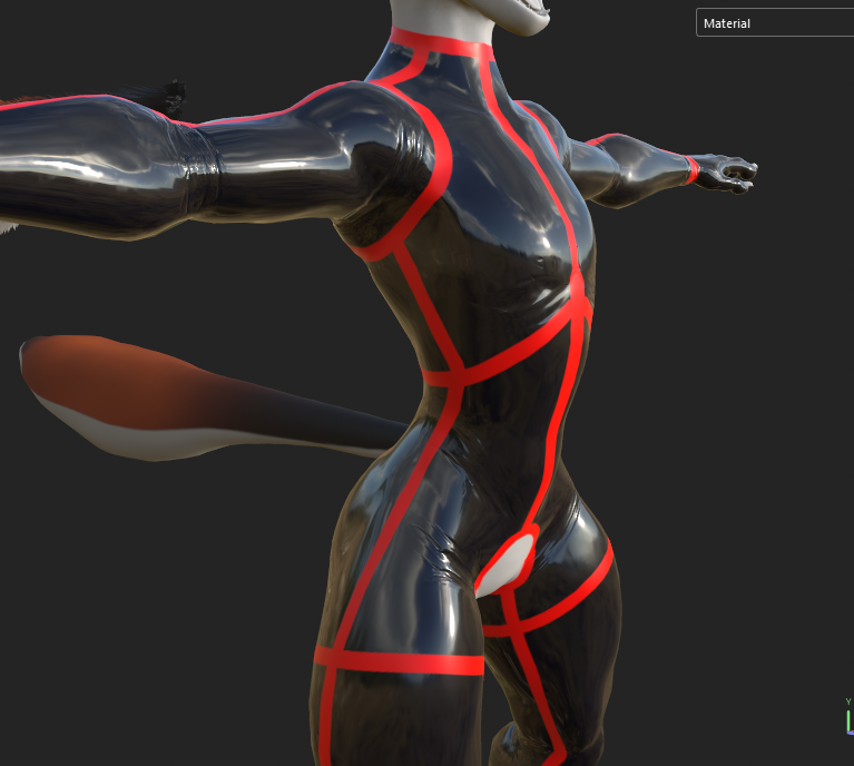 Viwi Pulse Latex Bodysuit W/Crotchless Varient & Audiolink.