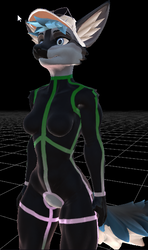 Viwi Pulse Latex Bodysuit W/Crotchless Varient & Audiolink.