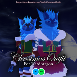 Nardoragon Christmas Outfit (VRChat PC and Quest Compatible)