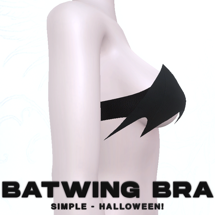 VRCHAT Batwing Top HALLOWEEN!