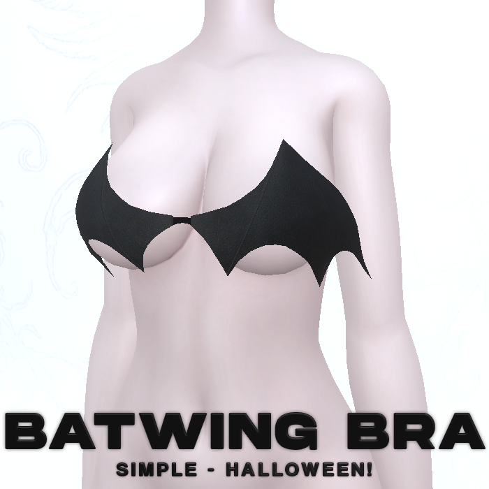 VRCHAT Batwing Top HALLOWEEN!