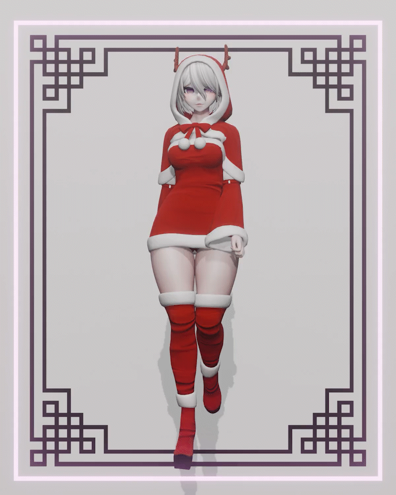 Cute Christmas Outfit for VrBase(Egirl)