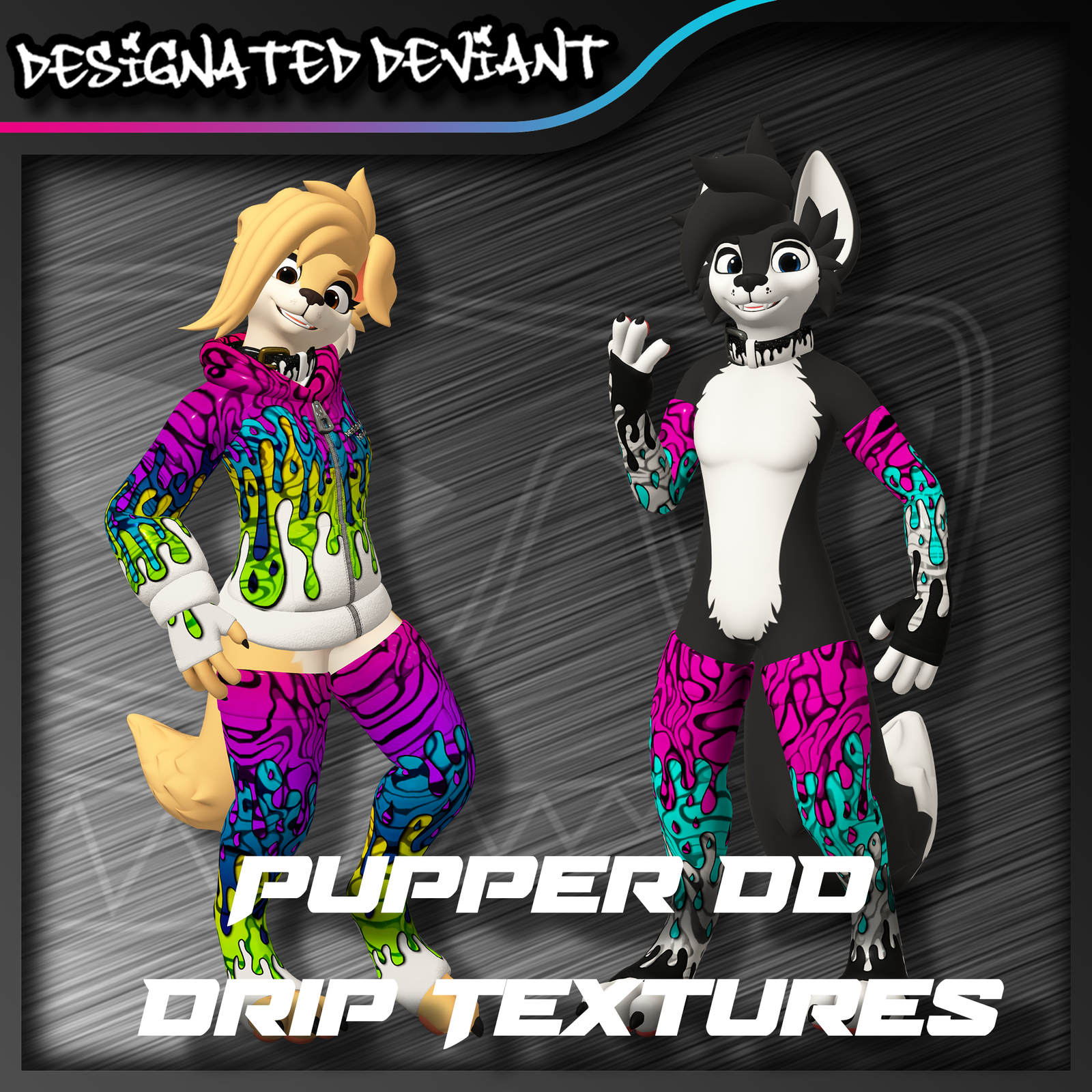 ScoutArtz Pupper 1.1 DD Accessories Drip Textures
