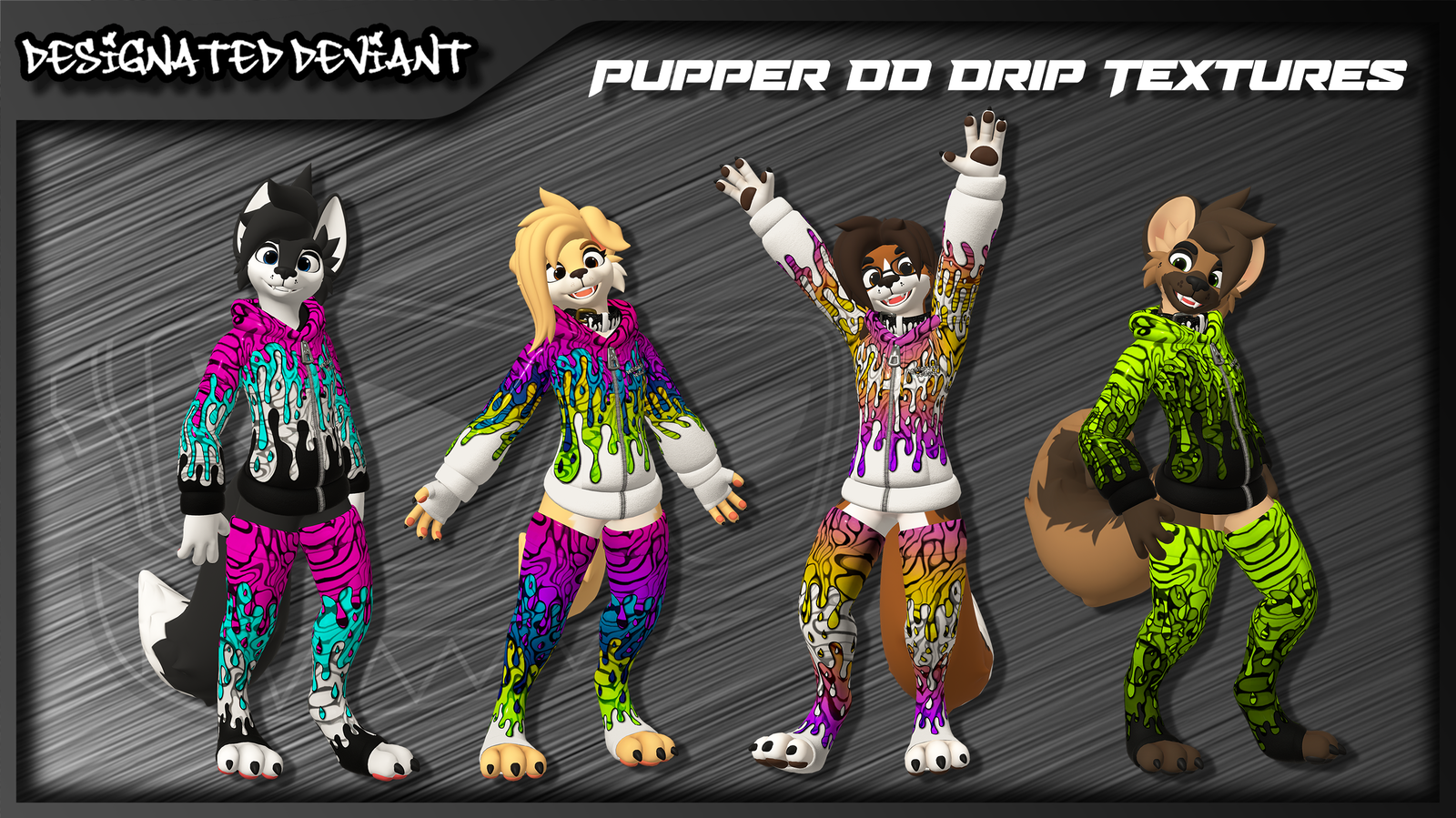 ScoutArtz Pupper 1.1 DD Accessories Drip Textures