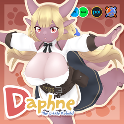 Daphne The Little Kobold - VRChat Avatar