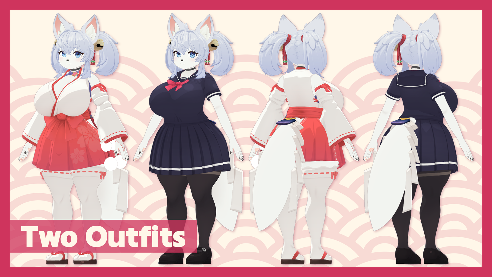 Noel Shizuka The Shrine Maiden - VRChat Avatar
