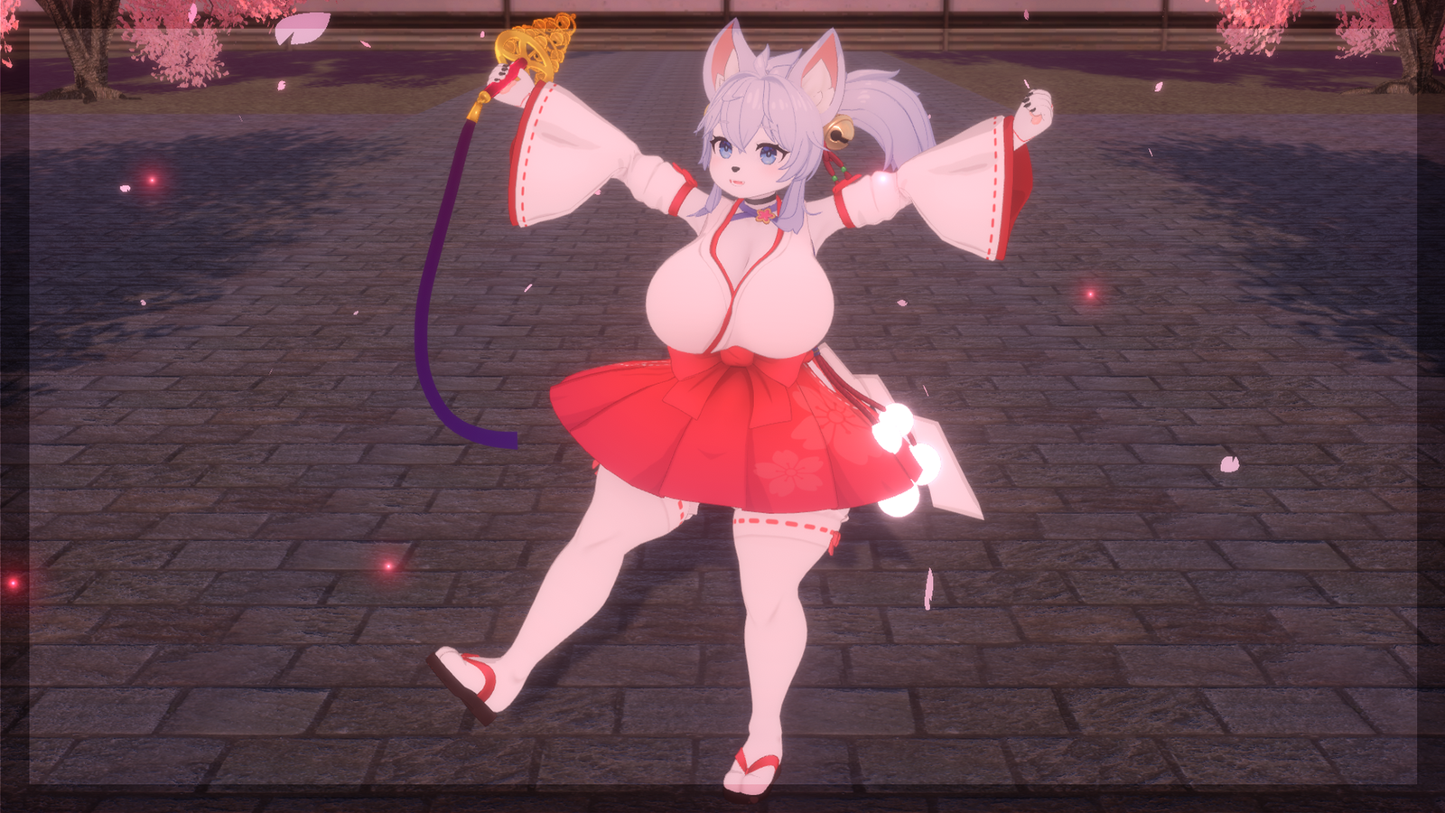Noel Shizuka The Shrine Maiden - VRChat Avatar