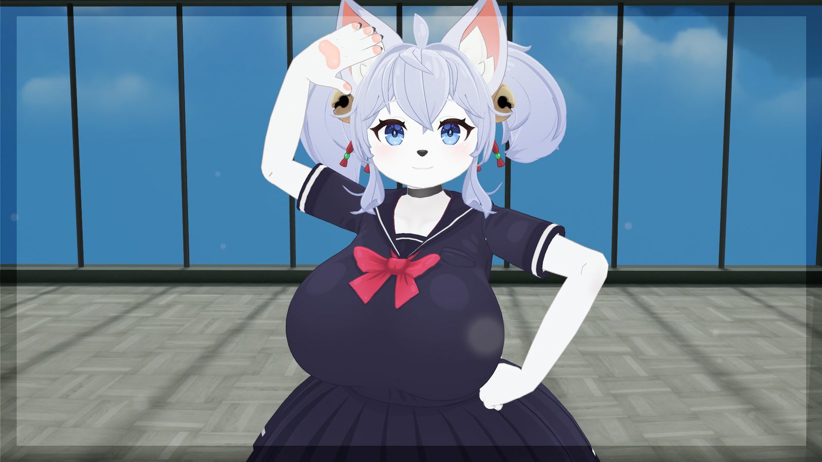 Noel Shizuka The Shrine Maiden - VRChat Avatar