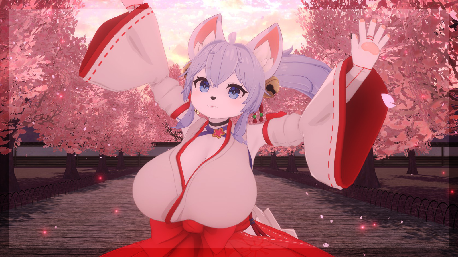 Noel Shizuka The Shrine Maiden - VRChat Avatar
