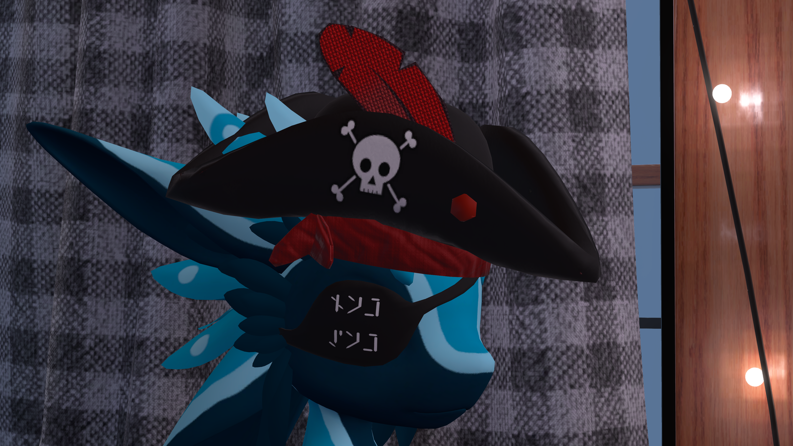 Free | Avali Pirate Hat & Eyepatch
