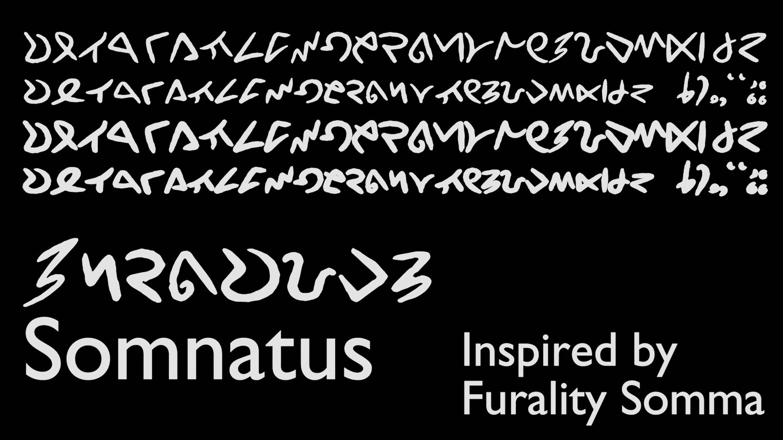 Free | Somnatus (Unofficial Furality Somna Inspired Font)