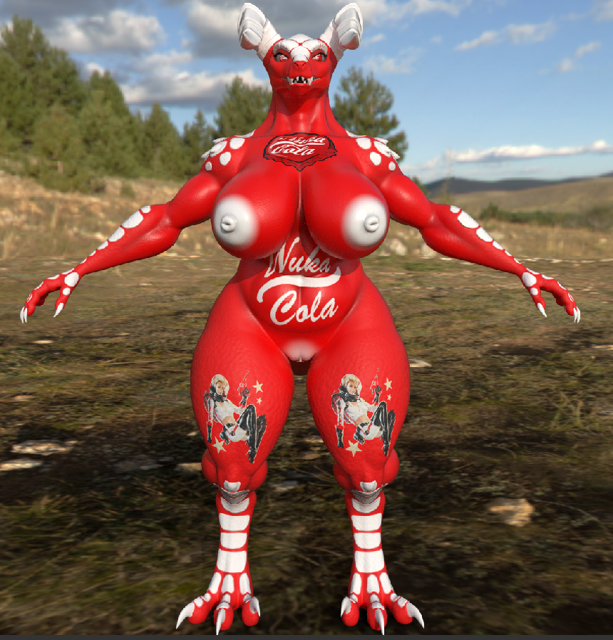 Nuka Cola Deathclaw (TEXTURE ONLY)
