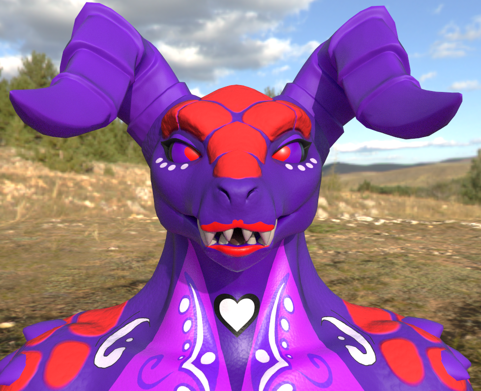 Magenta Red Deathclaw (TEXTURE ONLY)