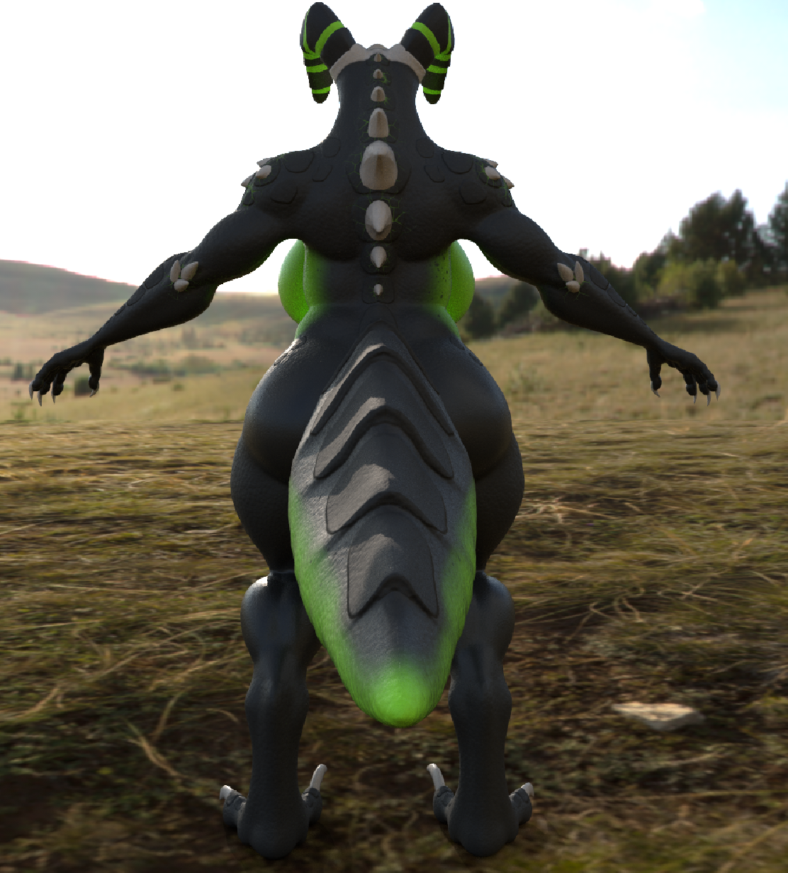 Toxic Deathclaw (TEXTURE ONLY)