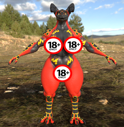 Magma Deathclaw (TEXTURE ONLY)