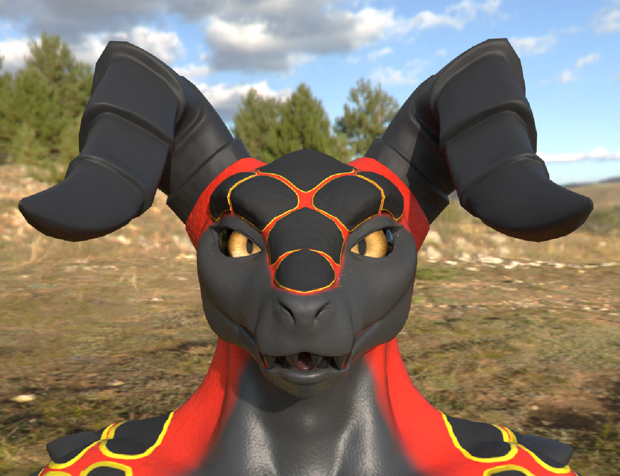 Magma Deathclaw (TEXTURE ONLY)