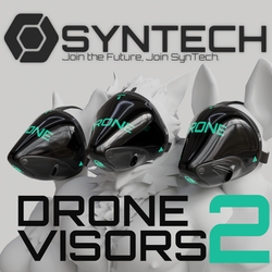 Drone Visor (VOL.2 Wolfman, Hyenid, Murdoc)