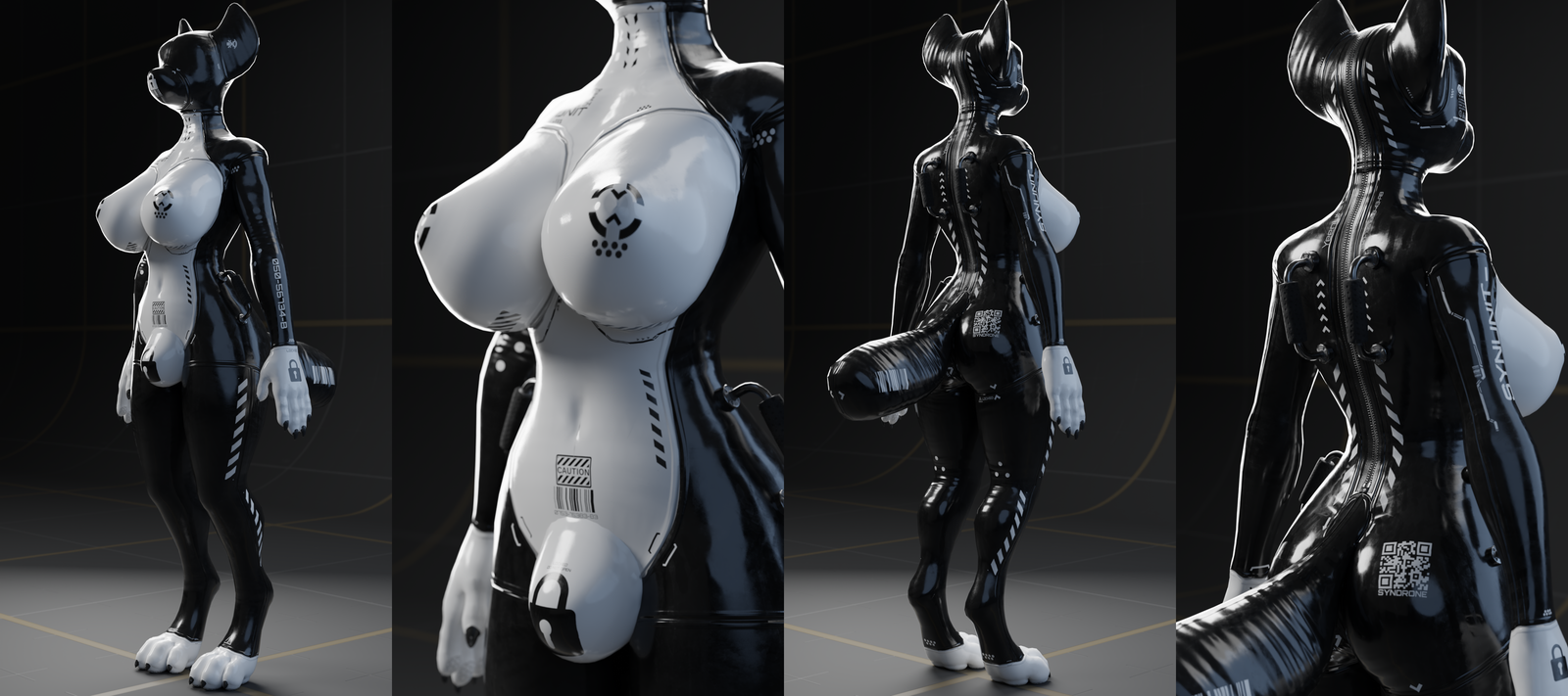 SynTech Hyenid Latex Suit