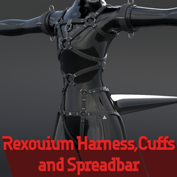 Rexouium Harness, Cuffs and Spreadbar (Legacy)