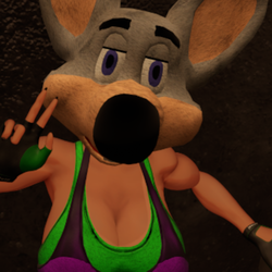 Chucky Cheese Mascot Head