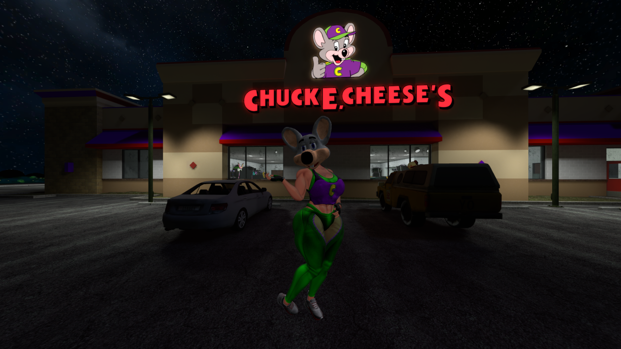 Chucky Cheese Mascot Head