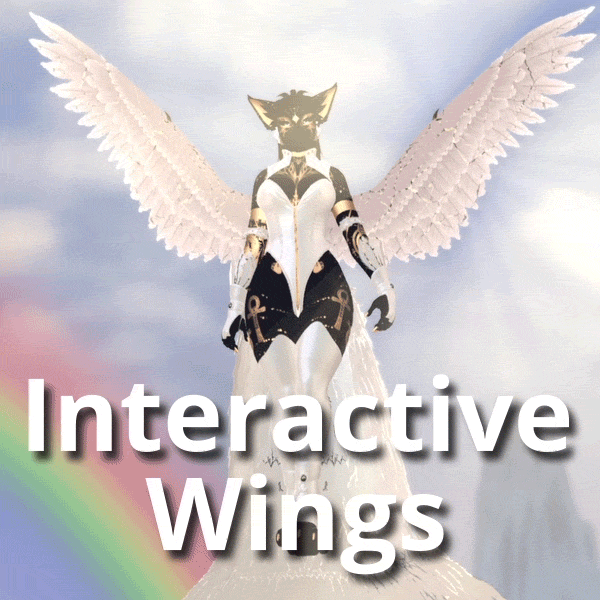 ✨New✨ Interactive wings V2 (Any avatar & VRCFury)
