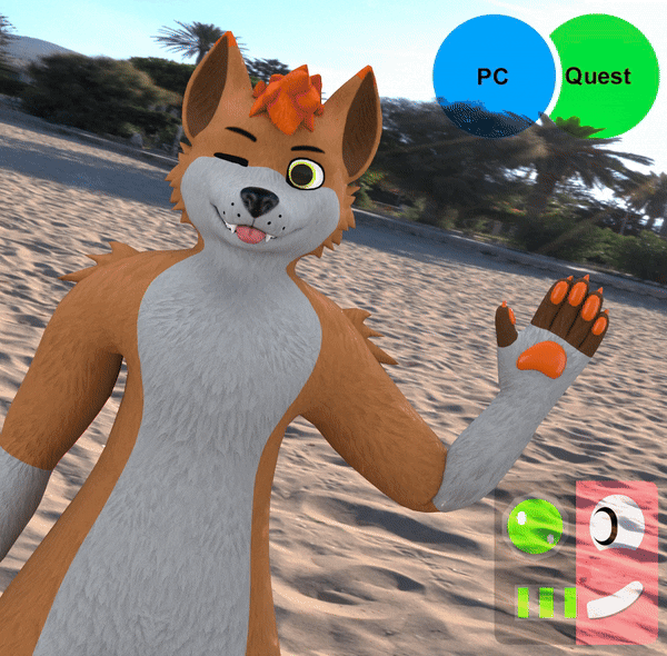 Taenine - Squeaky Canine Avatar (VRChat)
