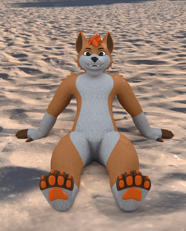 Taenine - Squeaky Canine Avatar (VRChat)