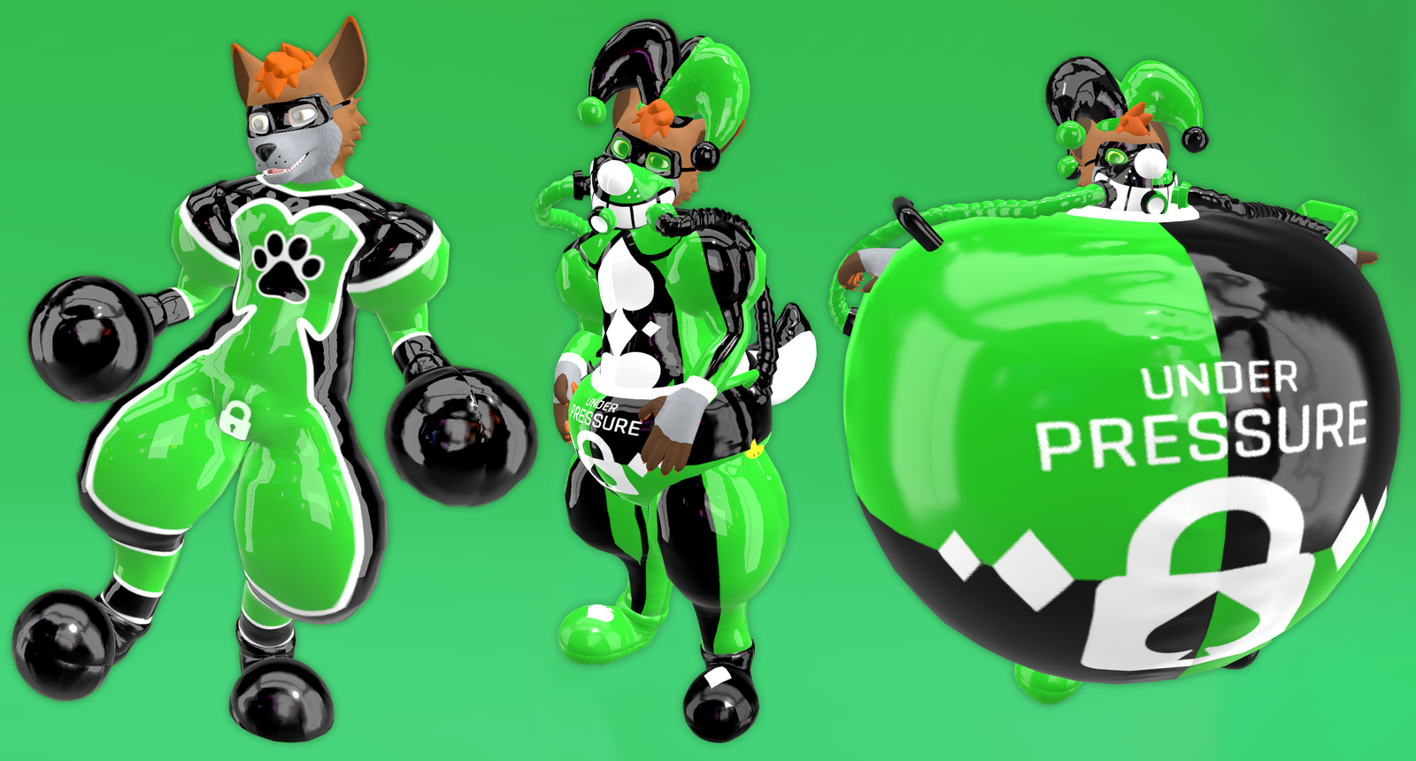 Taenine - Squeaky Canine Avatar (VRChat)