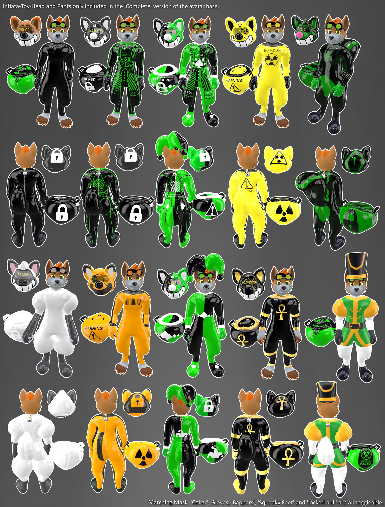 Taenine - Squeaky Canine Avatar (VRChat)