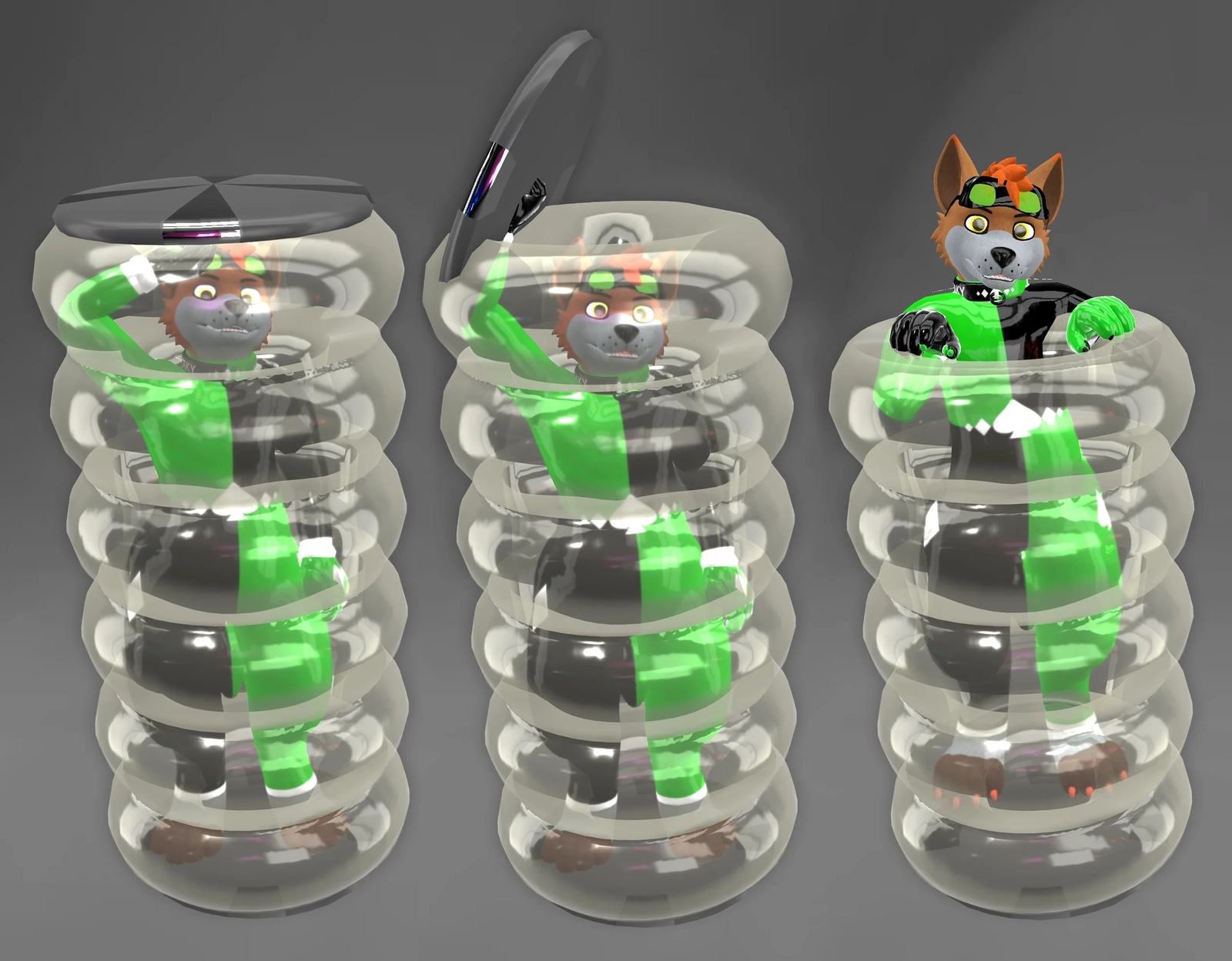 Inflatable Containment Tube (VRChat VRCFury)