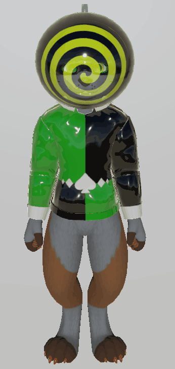 Inflatable Ball Hood - 3D Model For VR (VRChat VRCFury)