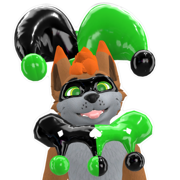 Inflatable Jester Crown/Hat and Collar Pack!