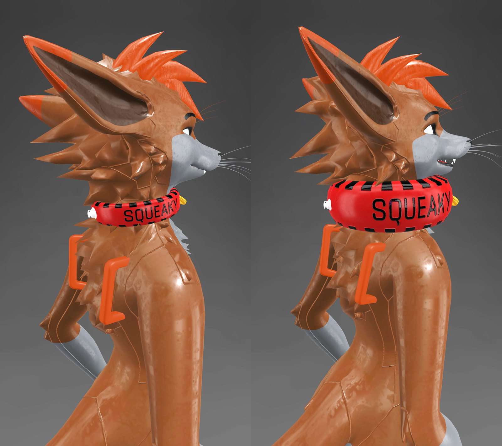 Inflatable Collar + Balloon Leash