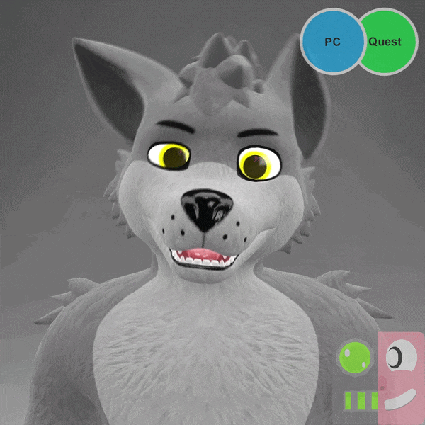 Taenine Light - Canine Avatar (VRChat)