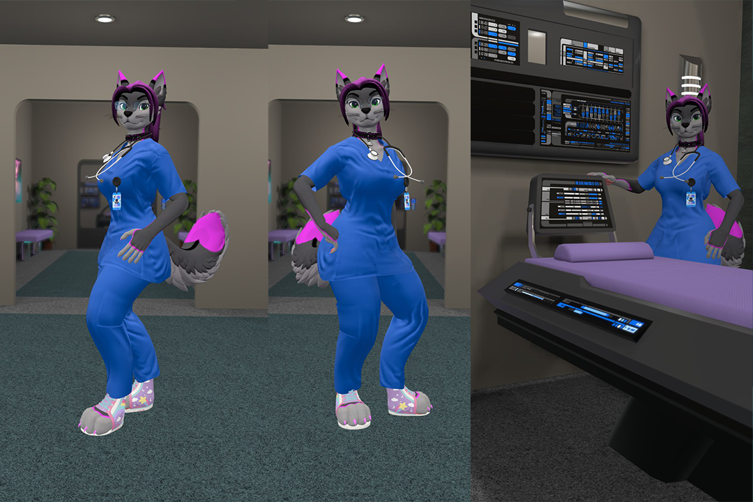 Nurse Outfit For Winterpaw Male & Female | VRChat Clothing