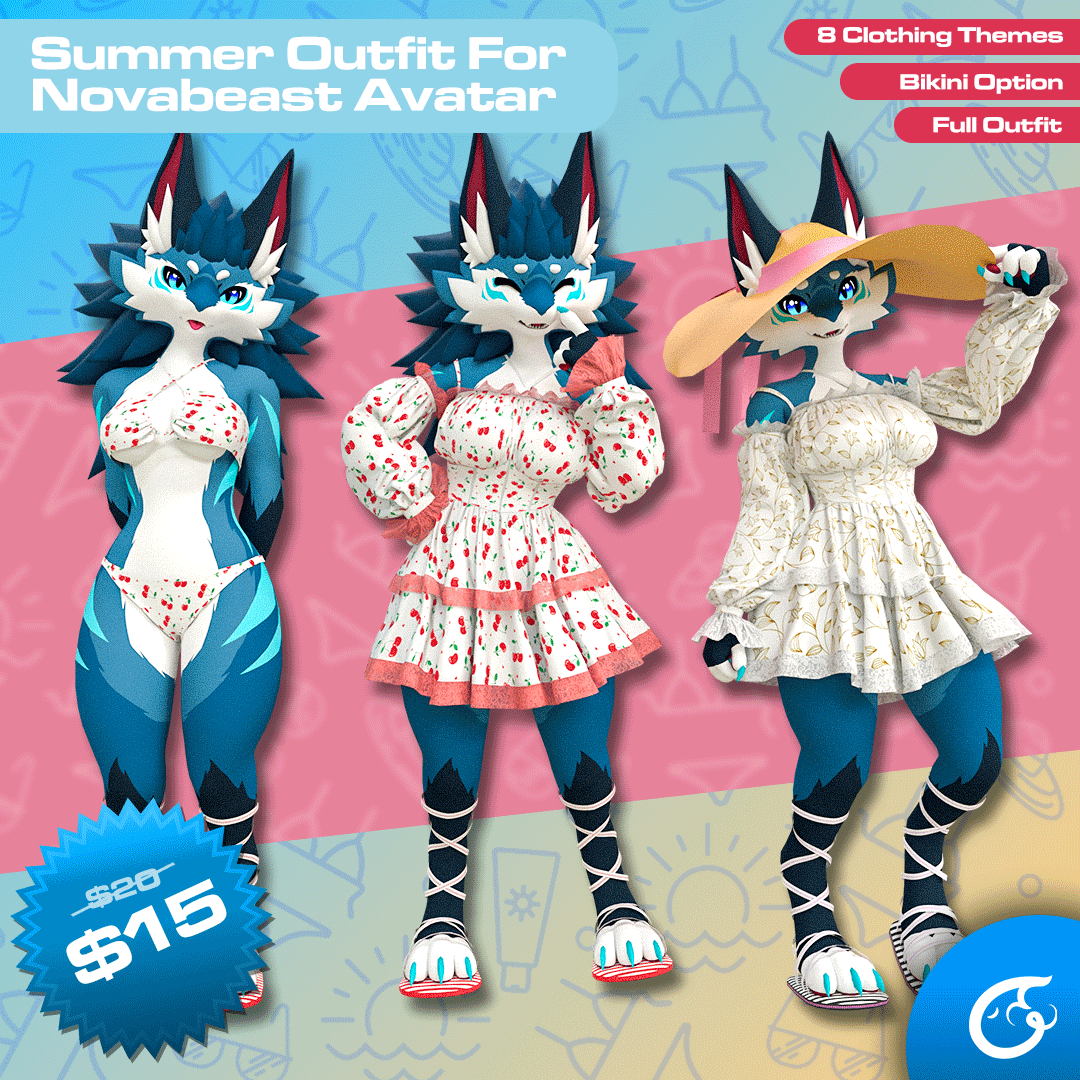 Summer Outfit For Novabeast | VRChat Clothing