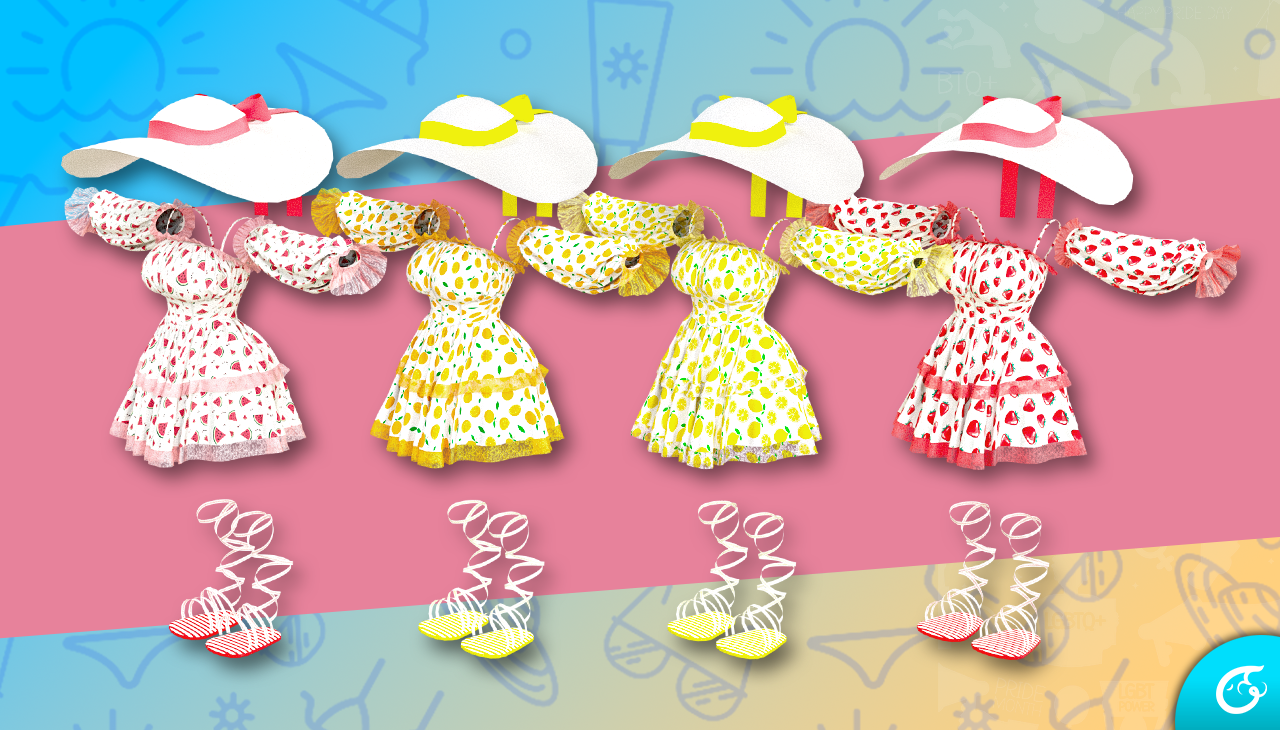 Summer Outfit For Foxmoth | VRChat Clothing