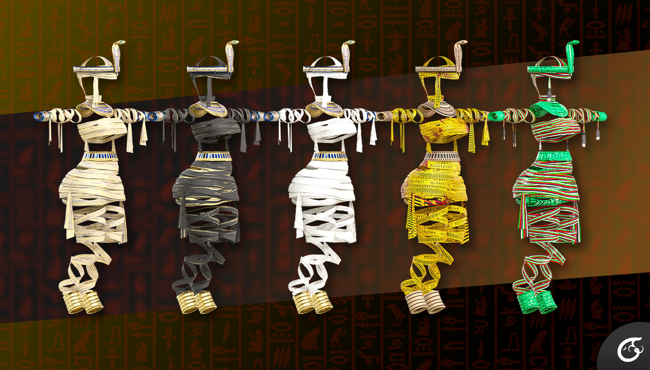 Halloween Mummy Outfit For Foxmoth | VRChat Clothing