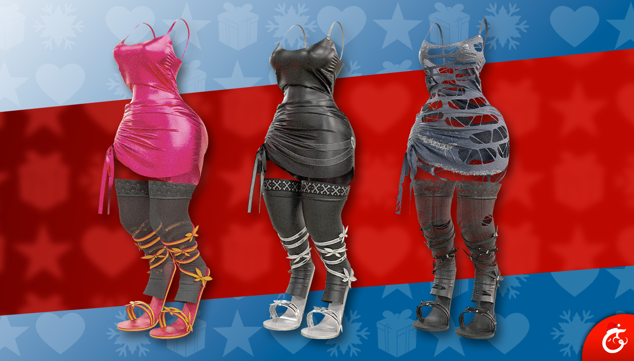 New Year Party Outfit For Legato Avatar | VRChat Clothing