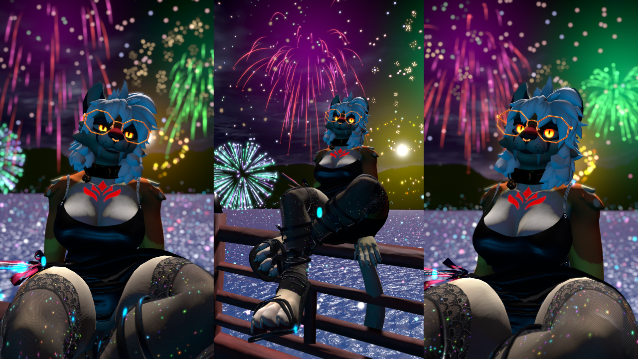 New Year Party Outfit For Legato Avatar | VRChat Clothing