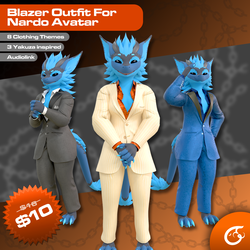 Blazer Outfit For Nardo | VRChat Clothing
